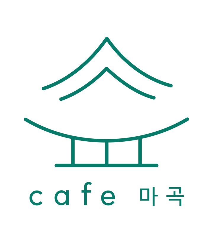 한옥 카페 브랜드 로고 · 벡터 원본 납품 미리보기